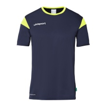 uhlsport Sport-Tshirt Squad 27 (100% Polyester) marineblau/gelb Herren