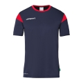 uhlsport Sport-Tshirt Squad 27 (100% Polyester) marineblau/rot Herren