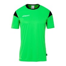 uhlsport Sport-Tshirt Squad 27 (100% Polyester) neongrün/schwarz Herren