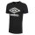 umbro Freizeit-Tshirt Big Logo (Baumwolle) 2021 schwarz Herren
