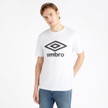 umbro Freizeit-Tshirt Big Logo (Baumwolle) weiss/schwarz Herren