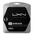 Luxilon Tennissaite Savage 1.27 (Haltbarkeit+Spin) schwarz 12m Set