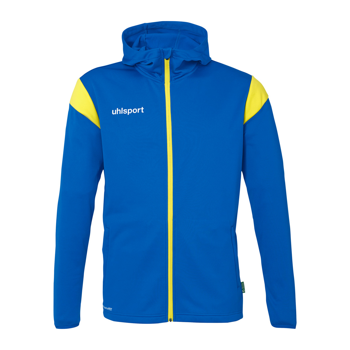 uhlsport Kapuzenjacke Squad 27 Track (Full-Zip) azurblau/gelb Kinder, Größe: 116 Image