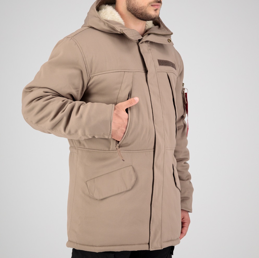 Alpha Industries Winter Parka N3B Expedition taupebraun Herren