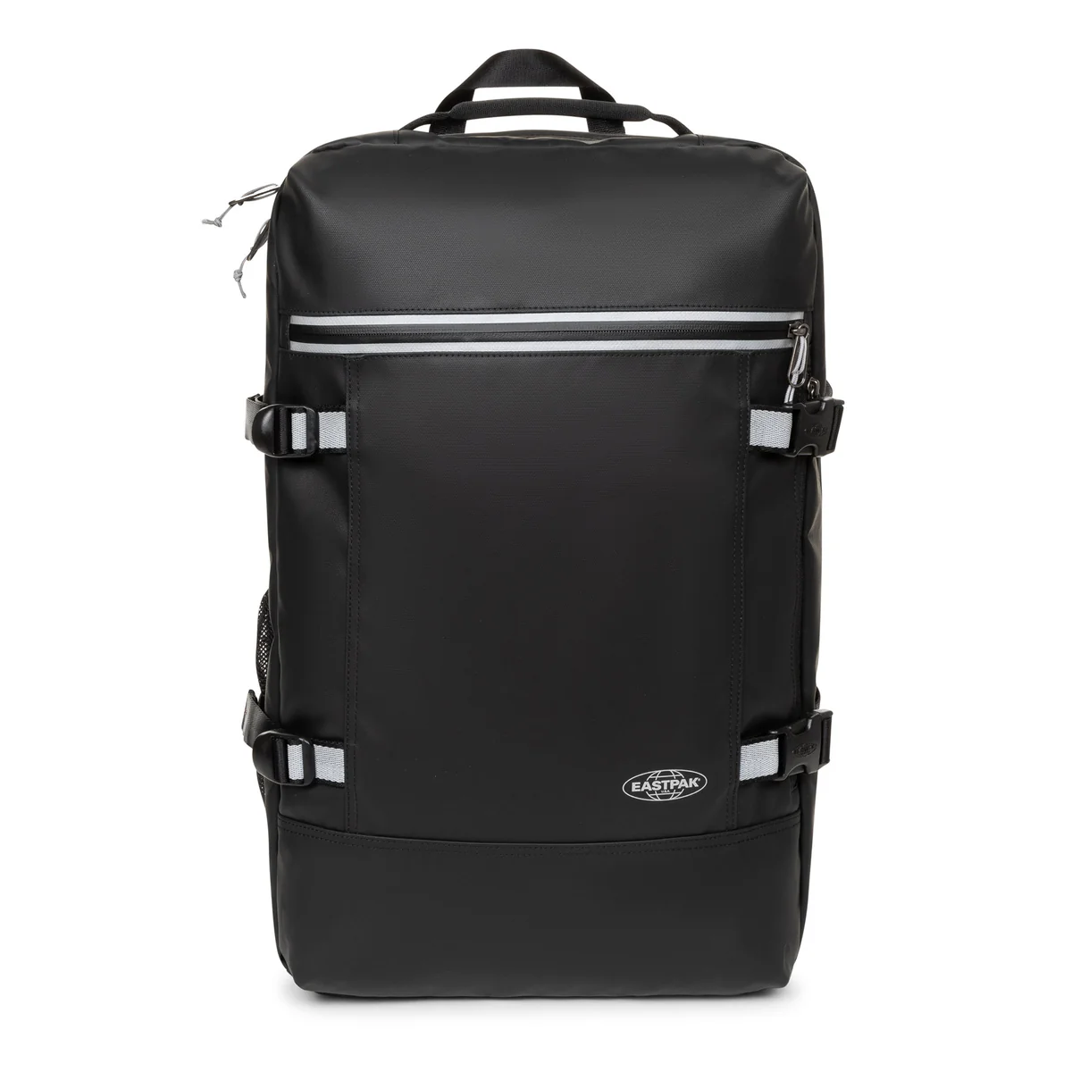 Eastpak Travel-Rucksack Travelpack (42 Liter, mit Laptopfach) schwarz/reflektierend