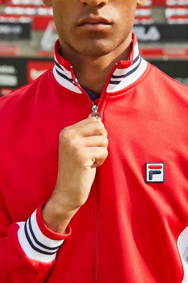 Fila Tennisjacke Björn rot/weiss Herren online bestellen