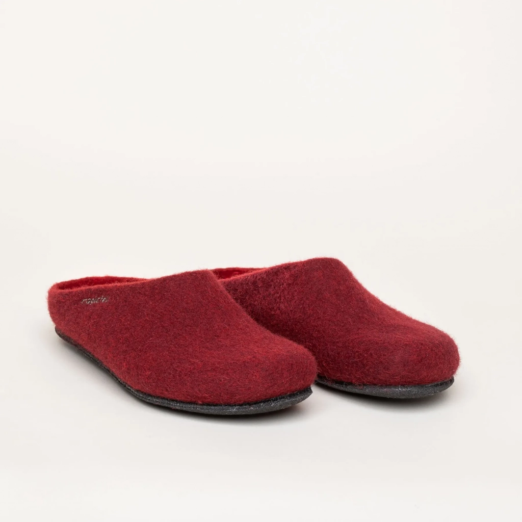 Gottstein Hausschuhe Magicfelt 709 (100% Wolle) bordeaux (Größe 36-42)