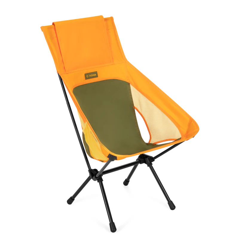 Helinox Campingstuhl Chair One Highback (re) - Extra Large, Tension Design - forestgrün/gelb