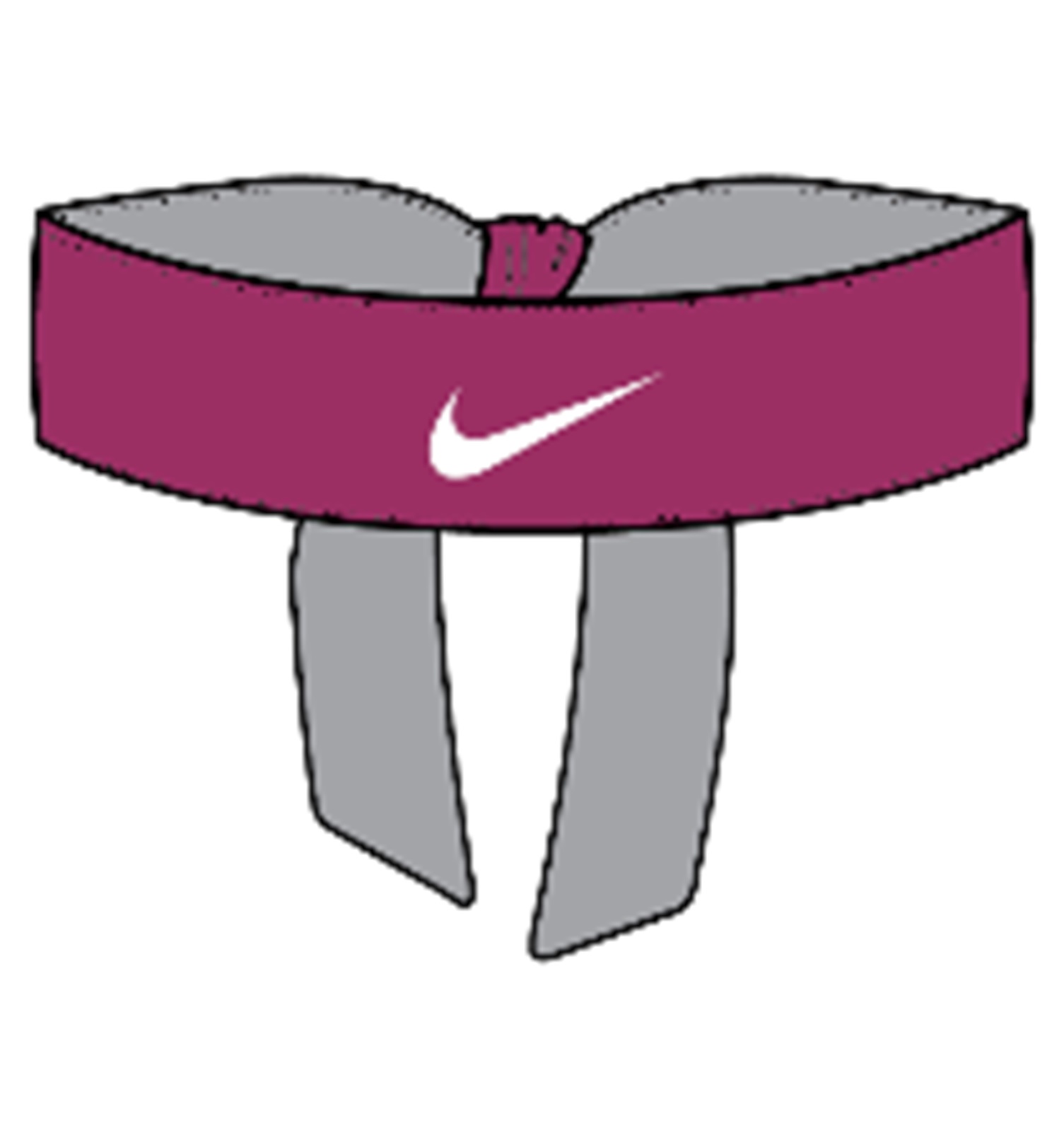 Nike Stirnband Premier Head Tie Rafael Nadal beerenrot Stück - Main Image