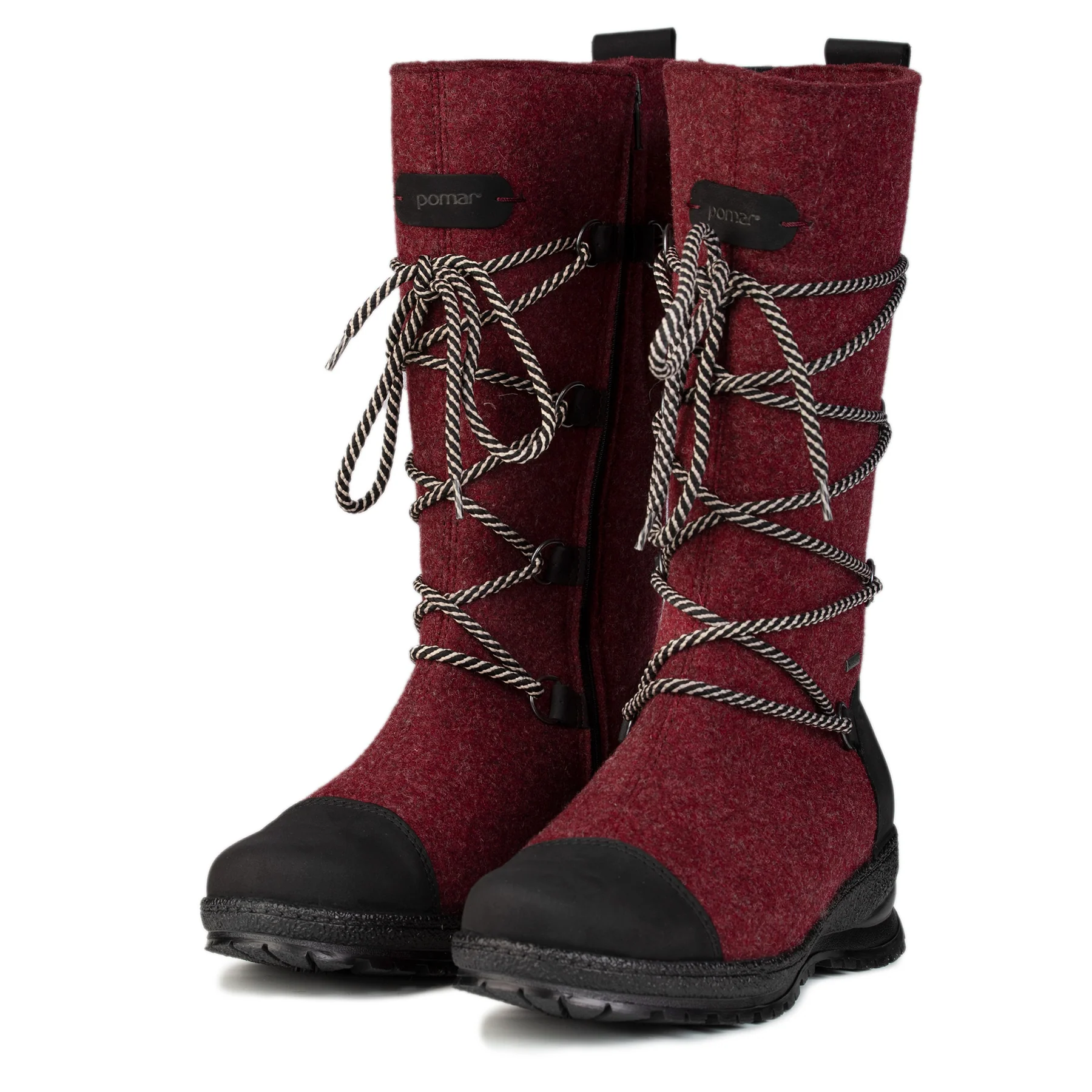 Pomar Winterstiefel Saana GTX (Filzstiefel, wasserdicht, breit, extrem warm) rot Damen