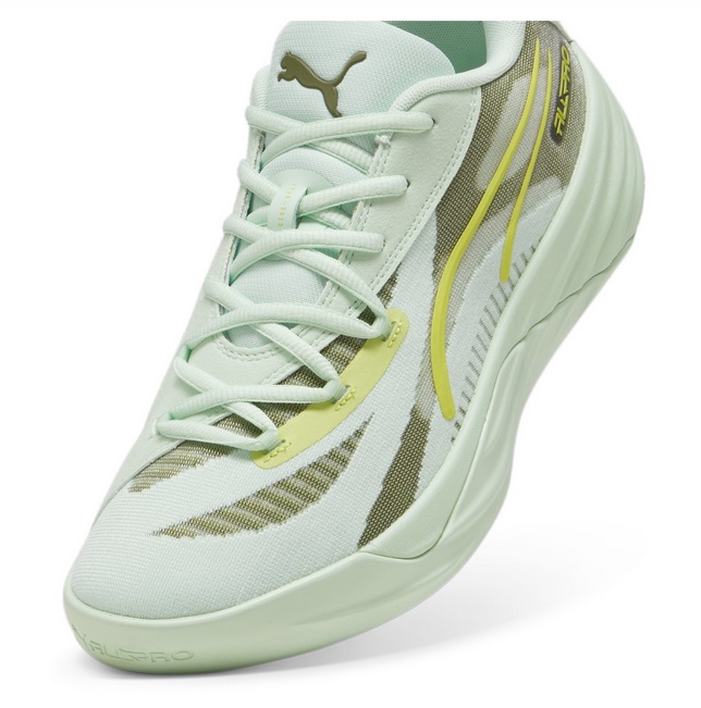 Nitro Puma Schuhe Damen Olive Puma Indoor-Hallenschuhe All-Pro