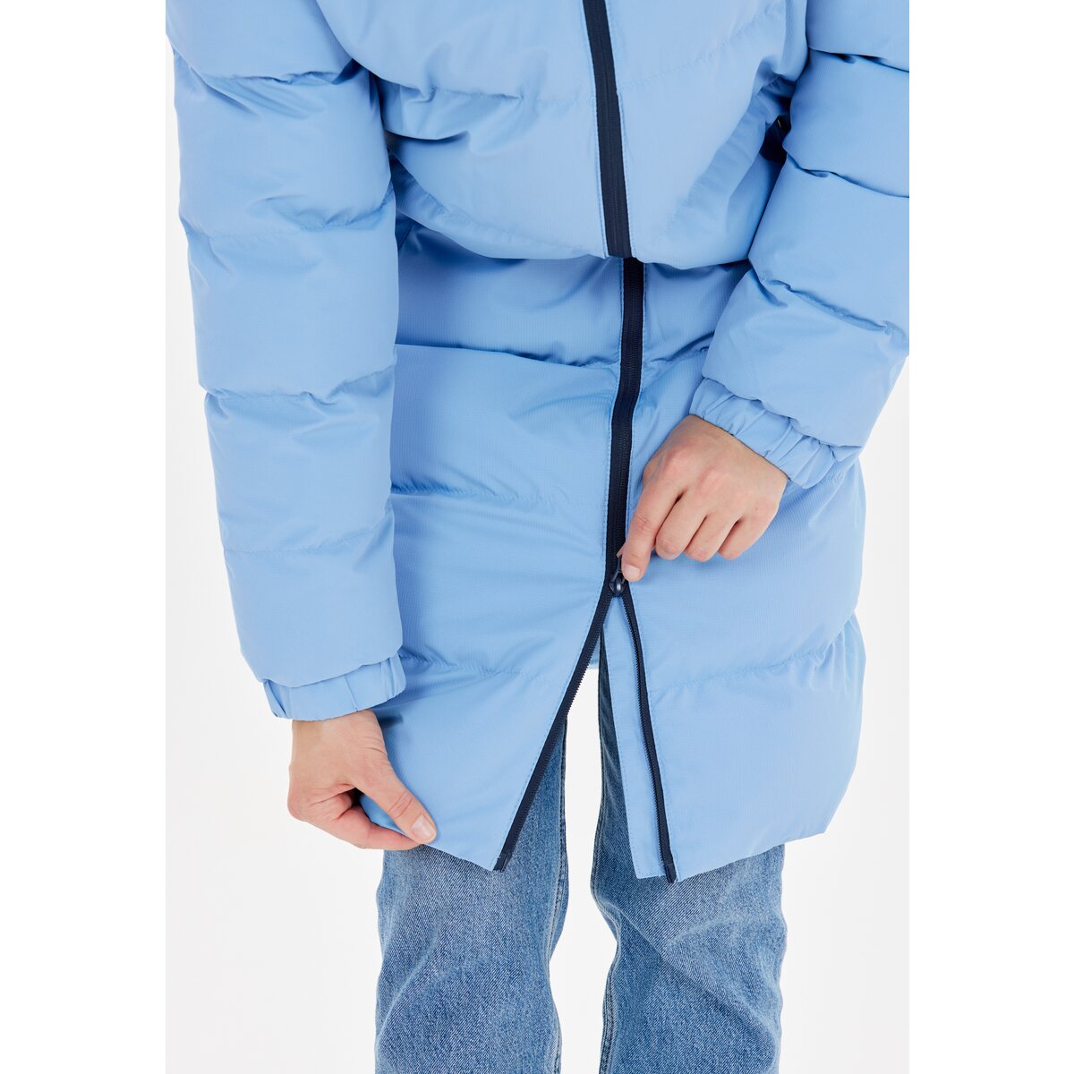 Whistler Winter-Steppmantel Abella Long Padded (Kapuze, warm, atmungsaktiv)  hellblau Damen online bestellen