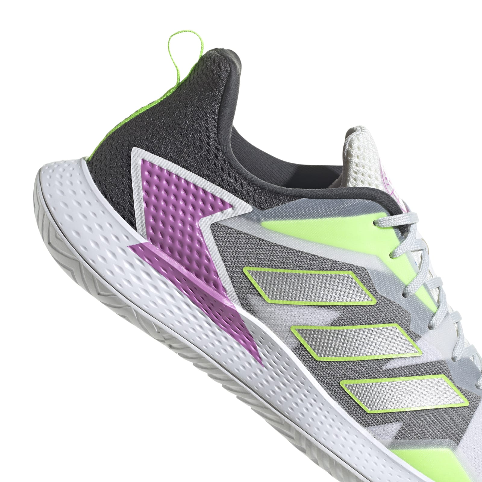 adidas Tennisschuhe Defiant Speed Allcourt weiss/grau/lime Herren