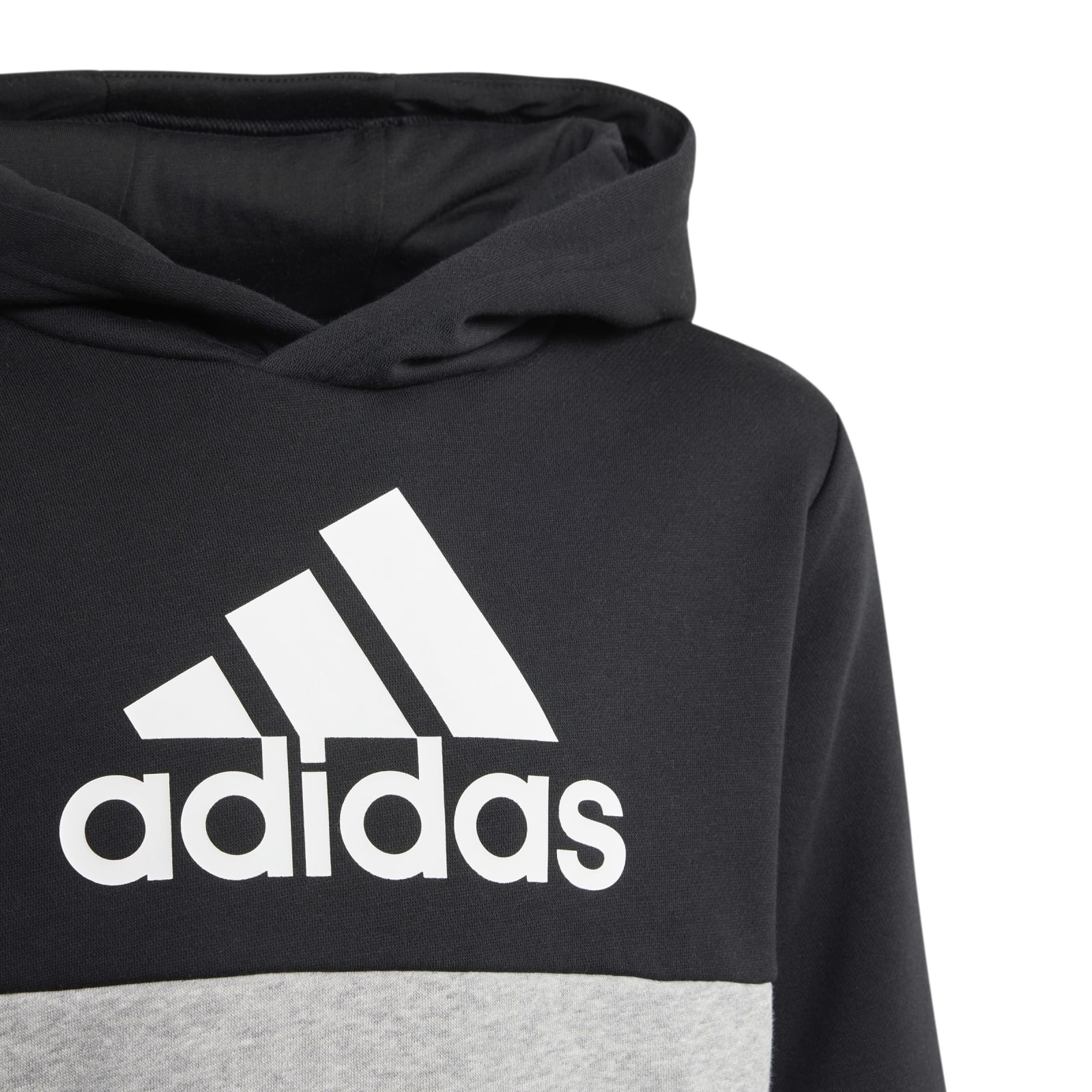 schwarz/grau Trainingsanzug bestellen (Baumwollmix) Jungen Colourblock Fleece online adidas