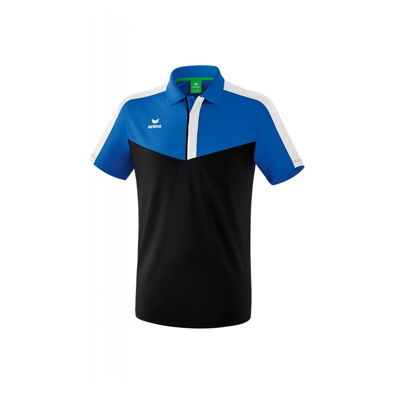 Erima Sport-Polo Squad (100% Polyester) royalblau/schwarz Herren