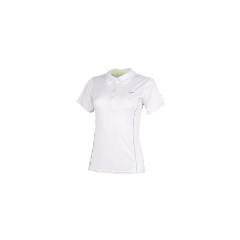 Dunlop Tennis-Polo Club Line weiss Damen