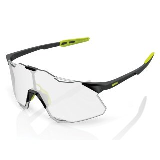 100% Sport Sonnenbrille Hypercraft Photochromic Lens schwarz - 1 Brille mit Hardcase