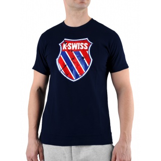 KSwiss Tshirt Logo navy Herren