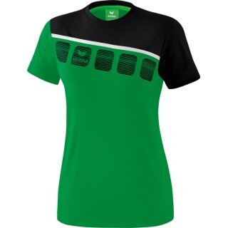 Erima Sport-Shirt 5C grün/schwarz Damen