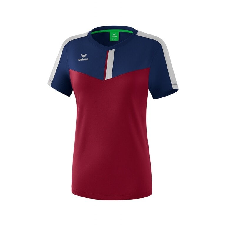 Erima Sport-Shirt Squad #20 navyblau/bordeaux/grau Damen