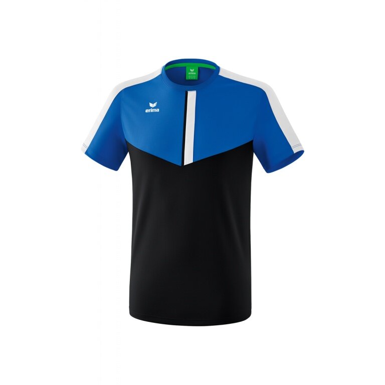Erima Sport-Tshirt Squad (100% Polyester) royalblau/schwarz Jungen