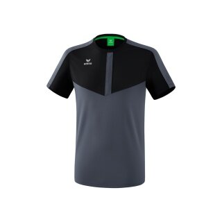 Erima Sport-Tshirt Squad schwarz/grau Herren