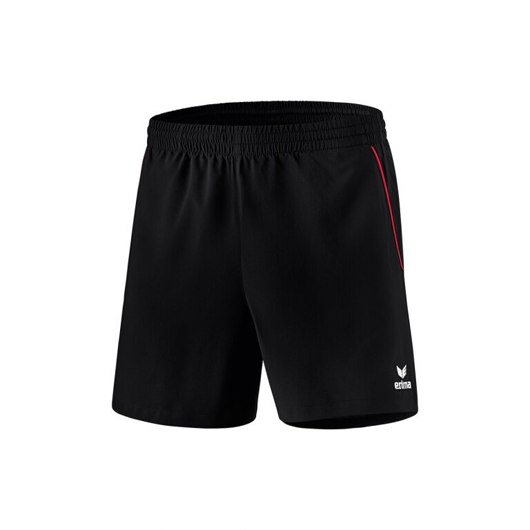 Erima Sporthose Short Basic kurz schwarz/rot Jungen