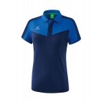 Erima Sport-Polo Squad (100% Polyester) royalblau/navyblau Damen