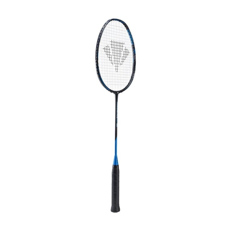 Carlton Badmintonschläger Powerblade EX 400 (88g/grifflastig/mittel) schwarz/blau - besaitet -