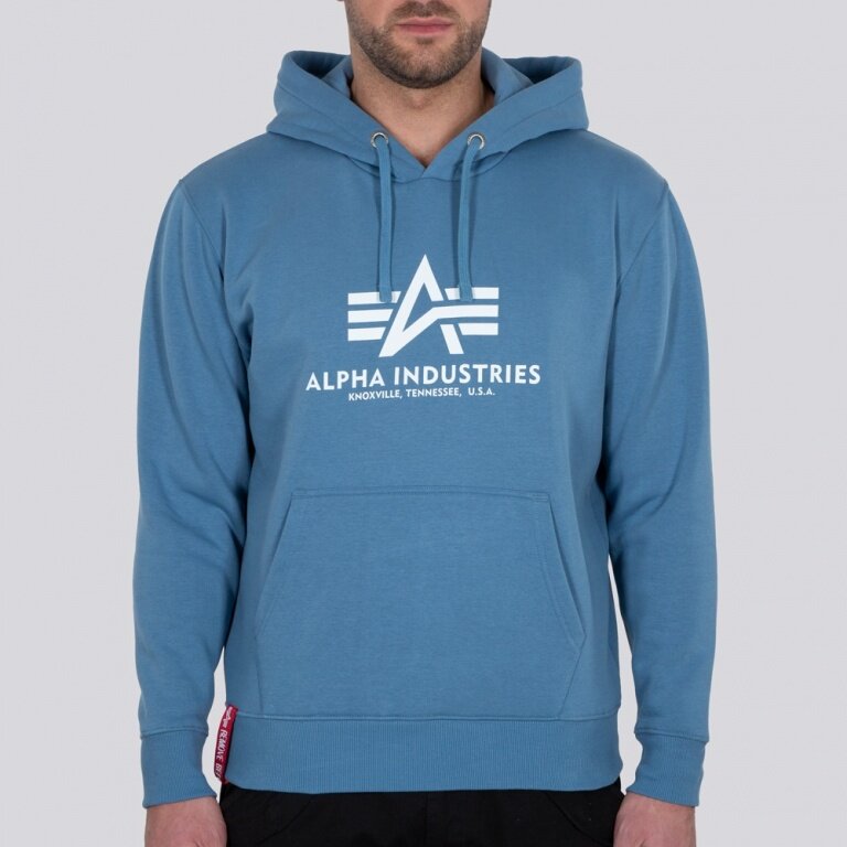 Alpha Industries Kapuzenpullover (Hoodie) Basic Logo airforceblau Herren