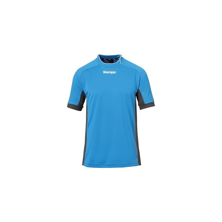 Kempa Sport-Trikot Prime (100% Polyester) hellblau/anthrazit Herren