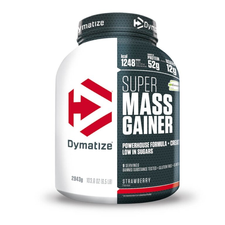 Dymatize Super Mass Gainer Erdbeere 2943g Dose
