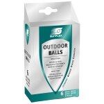 Sunflex Tischtennisball Outdoor weiss - 6 Stück