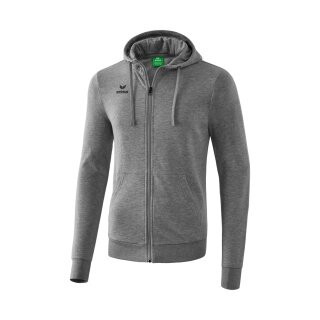 Erima Kapuzensweatjacke Basic grau Jungen
