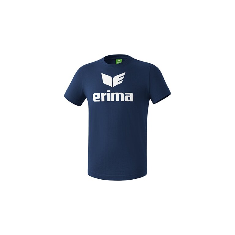 Erima Sport-Tshirt Basic Promo Logo (100% Baumwolle) navyblau Jungen