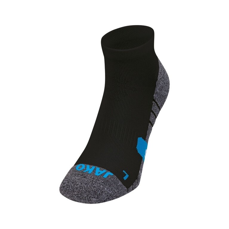 JAKO Trainingssocke (gepolstertes Fußbett) schwarz - 1 Paar