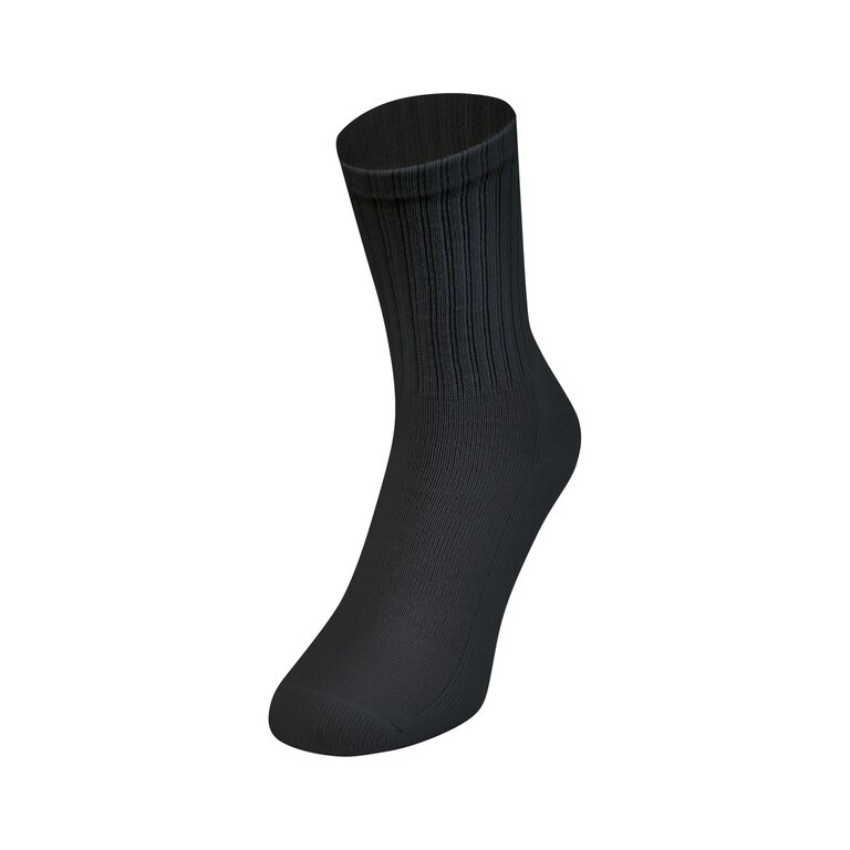 JAKO Sportsocken lang (Mischgewebe) schwarz - 3 Paar