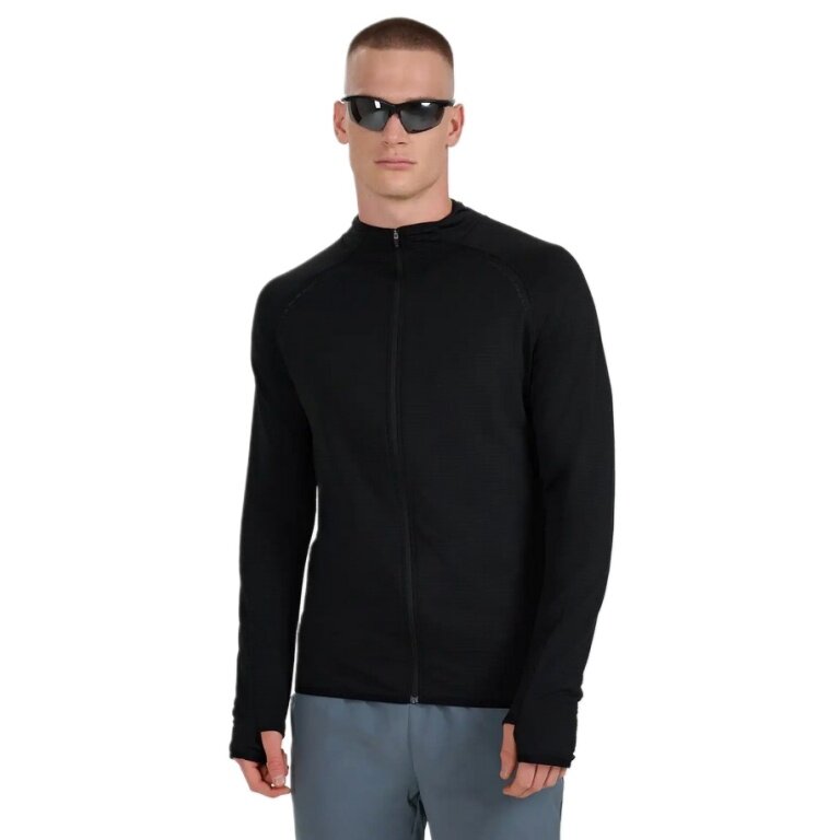 4F Laufjacke FNK M575 (schnelltrocknend, bequeme Passform) schwarz Herren