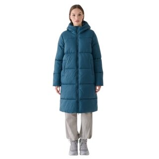 4F Wintermantel F475 Down Jacket (Daunenmantel, warm, wasserabweisend) tealblau Damen