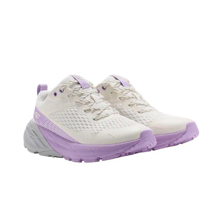 4F Sneaker-Laufschuhe Speed Hiker weiss/violett Damen