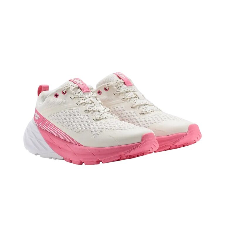 4F Sneaker-Laufschuhe Speed Hiker weiss/pink Damen