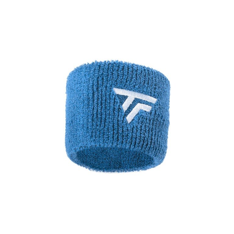 Tecnifibre Schweissband Logo azurblau 2er