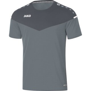 JAKO Sport-Tshirt Champ 2.0 (100% Polyester) grau Kinder