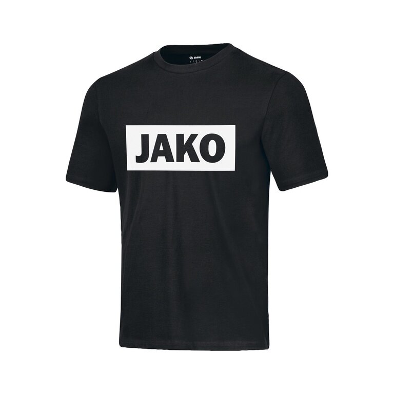 JAKO Tshirt Logo-Print schwarz Herren