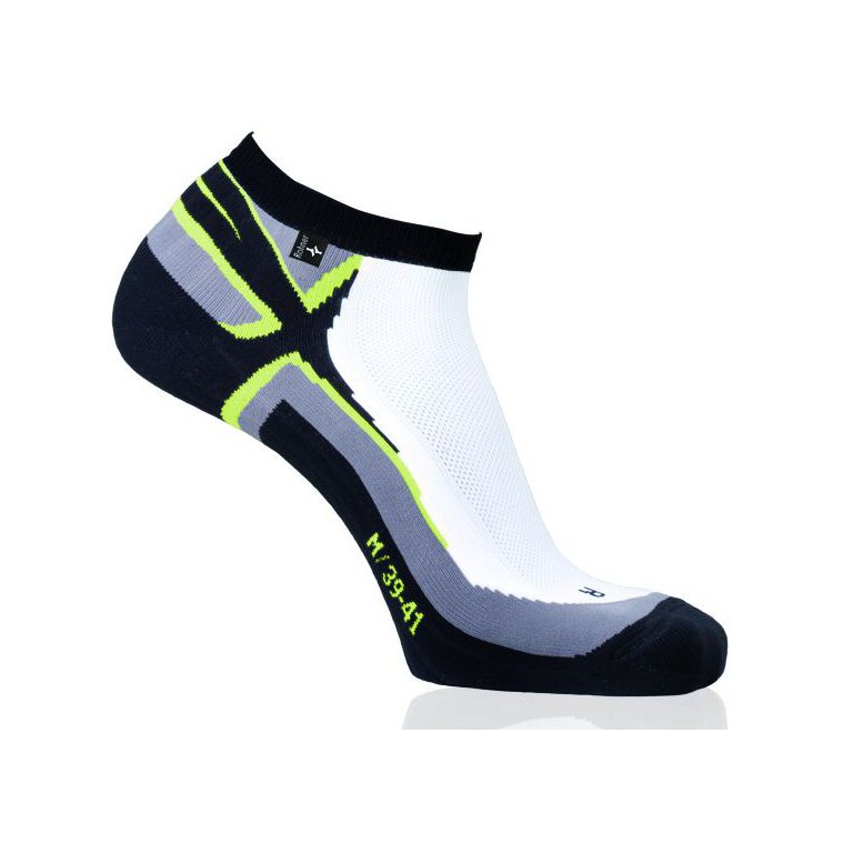 Rohner Laufsocke R-Power weiss/lime Herren