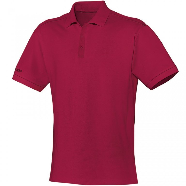JAKO Polo Team bordeaux Herren