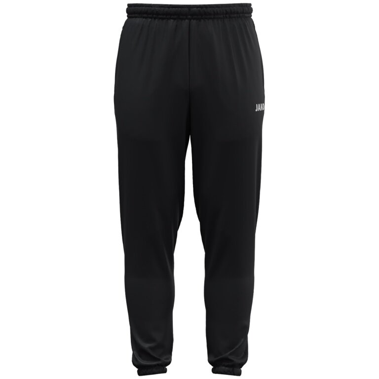 JAKO Sport-Freizeithose Dynamic (Seitentaschen mit Reißverschluss) lang schwarz Damen