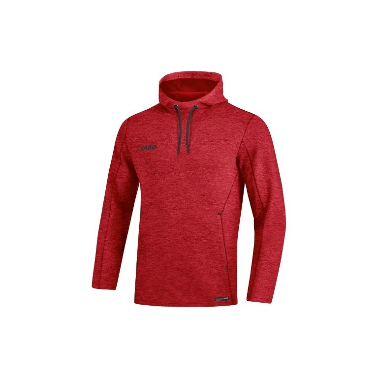 JAKO Kapuzenpullover Premium Basics (Double-Tech-Knit) rot Herren