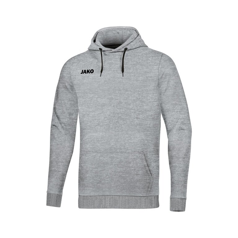 JAKO Kapuzenpullover Hoodie Base (70% Bio-Baumwolle) hellgrau Herren