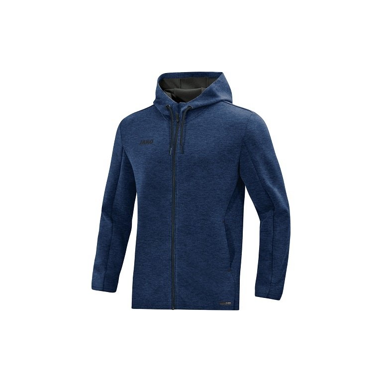 JAKO Kapuzenjacke Premium Basics (Double-Tech-Knit) marineblau Herren